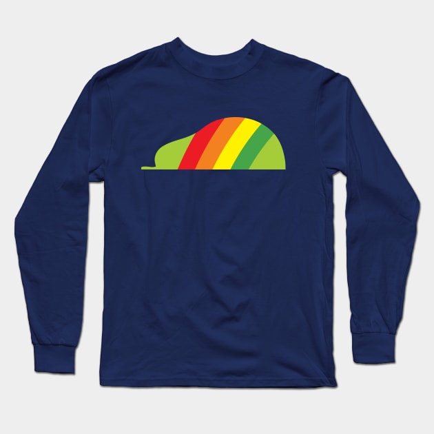 Rainbow Pear Art Long Sleeve T-Shirt by GeeTee